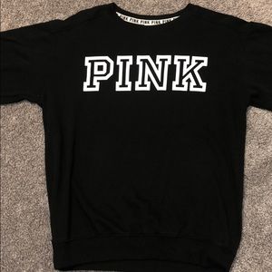 Black sweater from pink